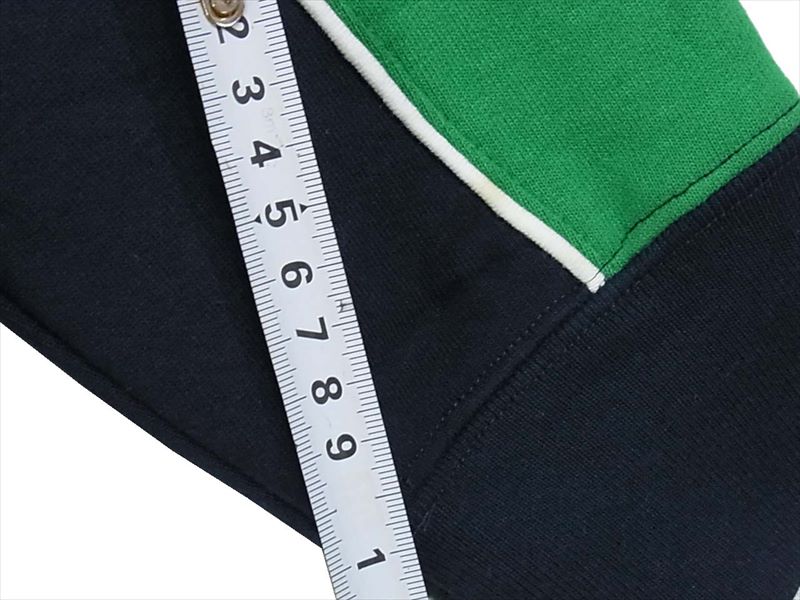 Supreme シュプリーム 17AW GT Hooded Sweat Shirt 袖プリント スウェット プルオーバー パーカー ネイビー×グリーン S【中古】