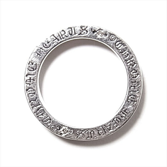 CHROME HEARTS クロムハーツ（原本無） 3mm SPACER FUCKYOU 2P DIA スペーサー ダイヤ リング シルバー 13号程度【中古】
