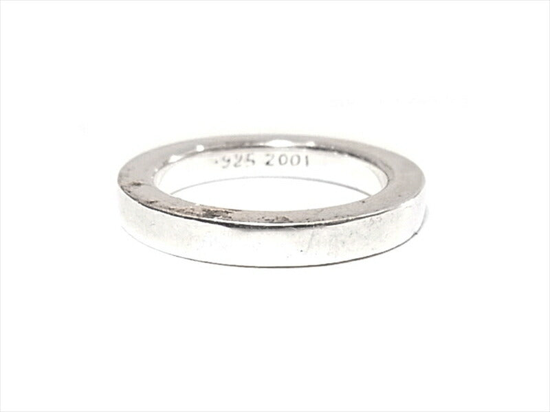 CHROME HEARTS クロムハーツ（原本無） 3mm SPACER FUCKYOU 2P DIA スペーサー ダイヤ リング シルバー 13号程度【中古】