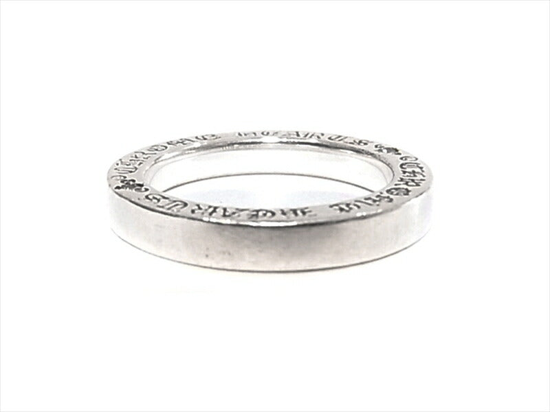 CHROME HEARTS クロムハーツ（原本無） 3mm SPACER FUCKYOU 2P DIA スペーサー ダイヤ リング シルバー 13号程度【中古】