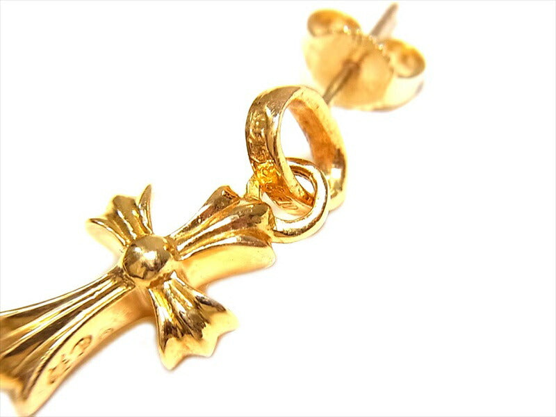 CHROME HEARTS クロムハーツ（原本有） 国内正規店原本付属 Earring baby Fat 22K ベビーファット ピアス ゴールド系【中古】