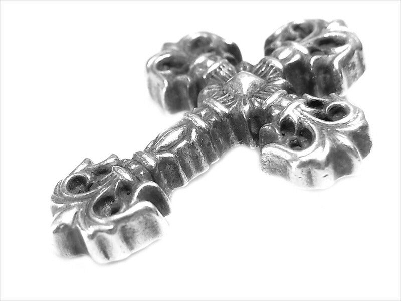 CHROME HEARTS クロムハーツ（原本無） フィリグリー クロス XS ペンダントトップ シルバー【中古】