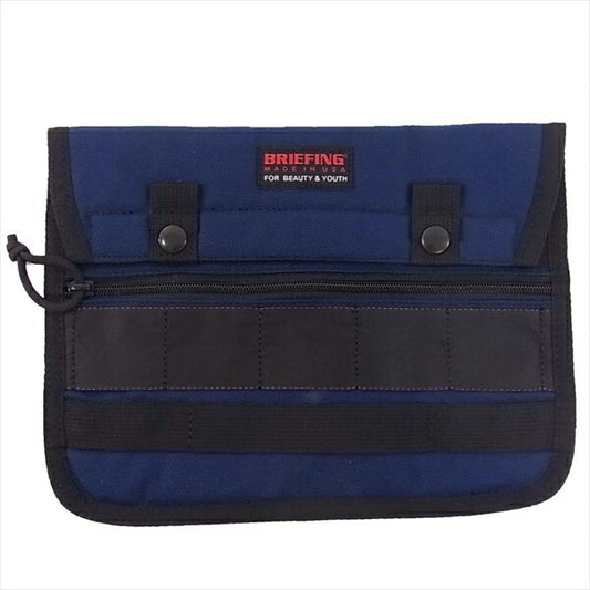 BRIEFING ブリーフィング beauty&youth 未使用 iPad タブレット ケース バッグ ブルー系 【極上美品】 ブルー系【極上美品】【中古】