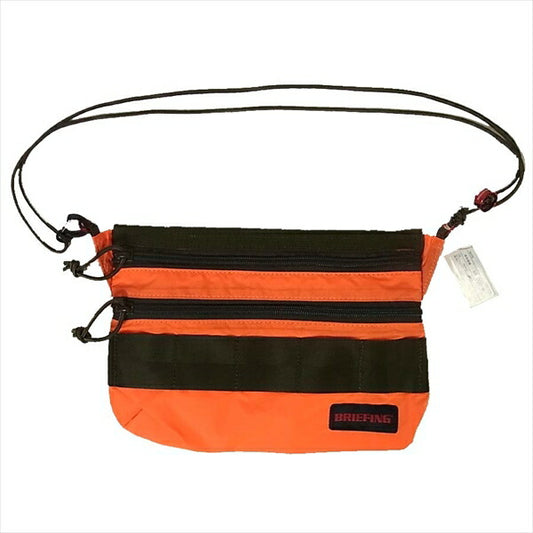 BRIEFING ブリーフィング BRM182201 SACOCHE S SL PACKABLE サコッシュ ショルダーバッグ オレンジ系【新古品】【未使用】【中古】