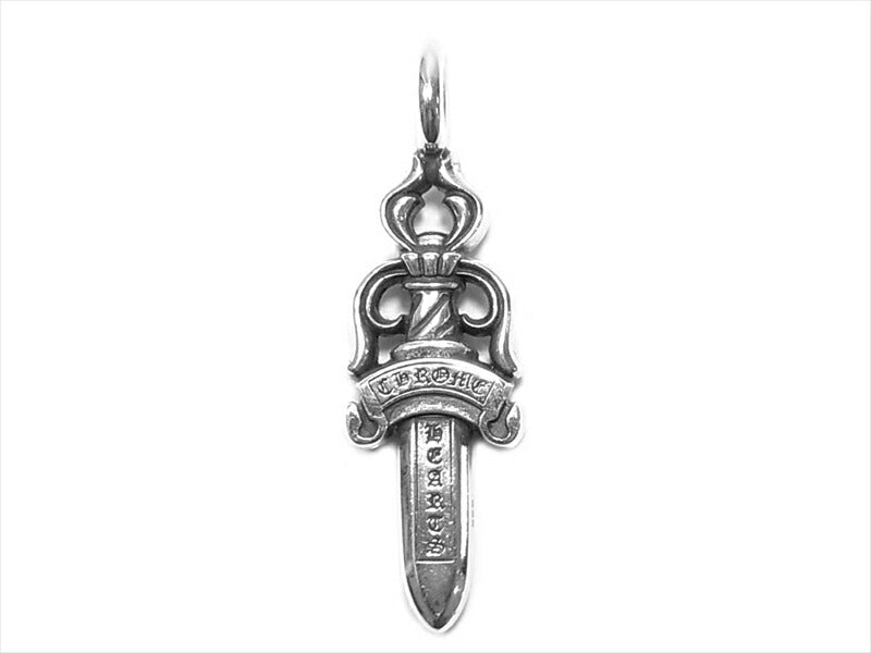 CHROME HEARTS クロムハーツ（原本無） DBL DAGGER ダブルダガー ペンダントトップ シルバー【中古】