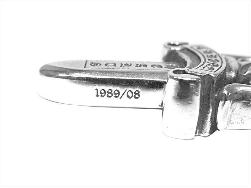 CHROME HEARTS クロムハーツ（原本無） DBL DAGGER ダブルダガー ペンダントトップ シルバー【中古】