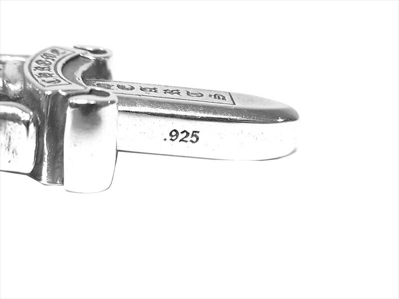 CHROME HEARTS クロムハーツ（原本無） DBL DAGGER ダブルダガー ペンダントトップ シルバー【中古】
