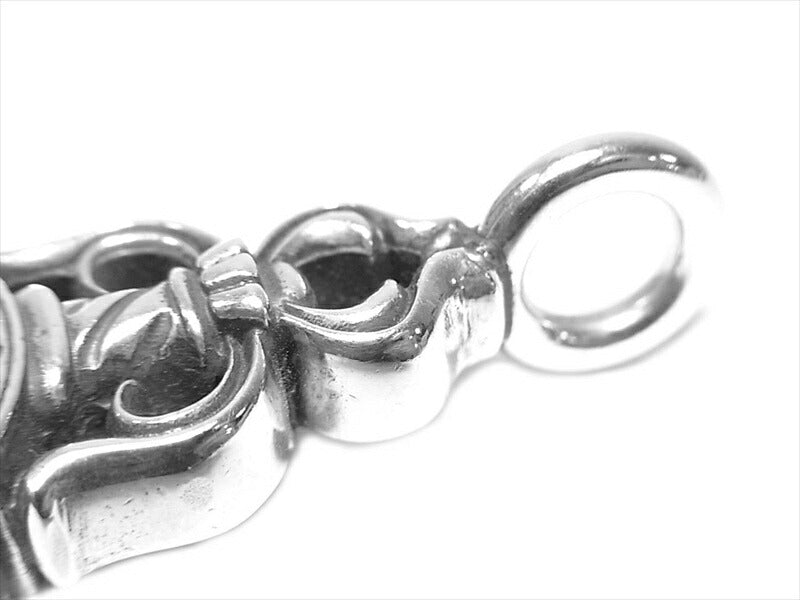 CHROME HEARTS クロムハーツ（原本無） DBL DAGGER ダブルダガー ペンダントトップ シルバー【中古】