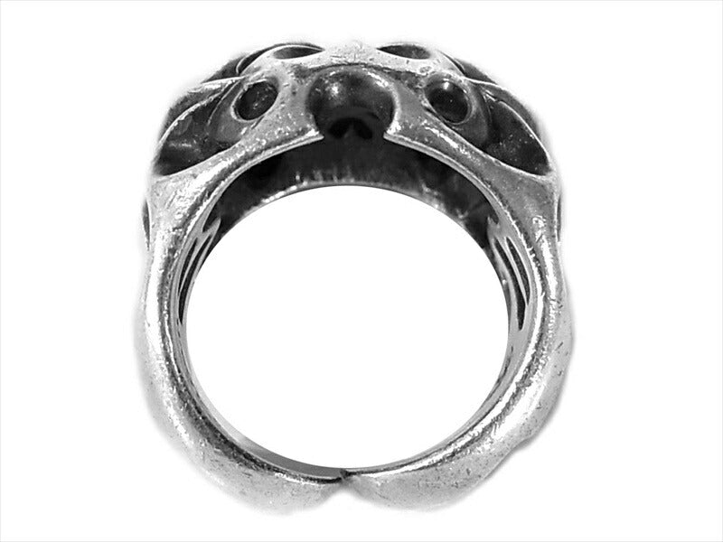 TENDERLOIN テンダーロイン  T-SKULL RING SILVER カスタム ボルネオスカル リング  シルバー 19号程度【中古】