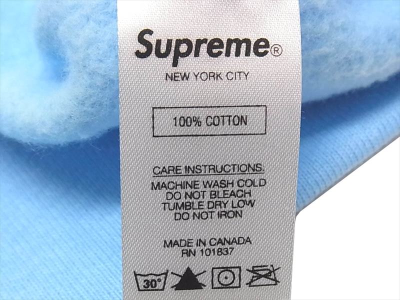 Supreme シュプリーム 19AW Bandana Box Logo Hooded Sweatshirt パーカー Light Blue M【新古品】【未使用】【中古】