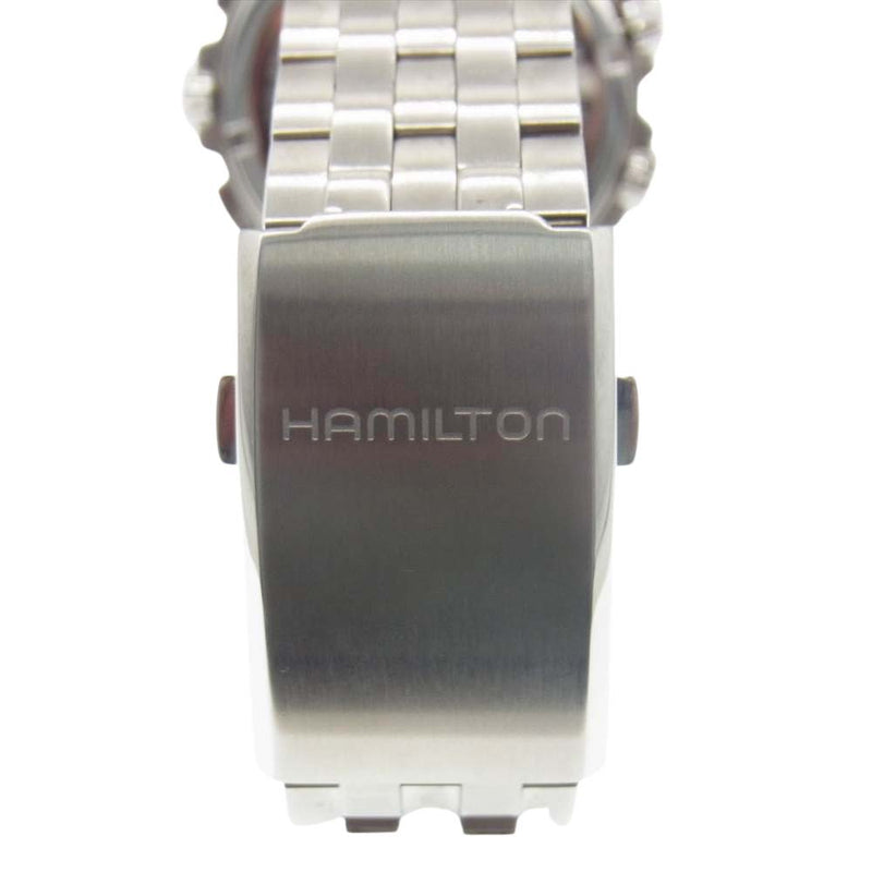 HAMILTON ハミルトン H77612133 KHAKI アビエイション E.T.O 腕時計 シルバー系【美品】【中古】