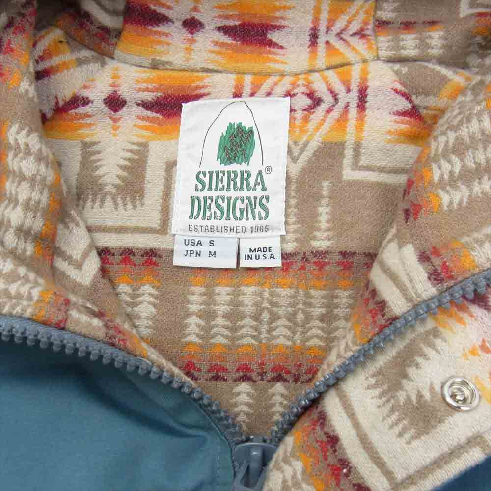 SIERRA DESIGNS シエラデザイン × PENDLETON USA製 60/40 7260 ペンドルトン マウンテン ジャケット ライトブルー系 M【中古】