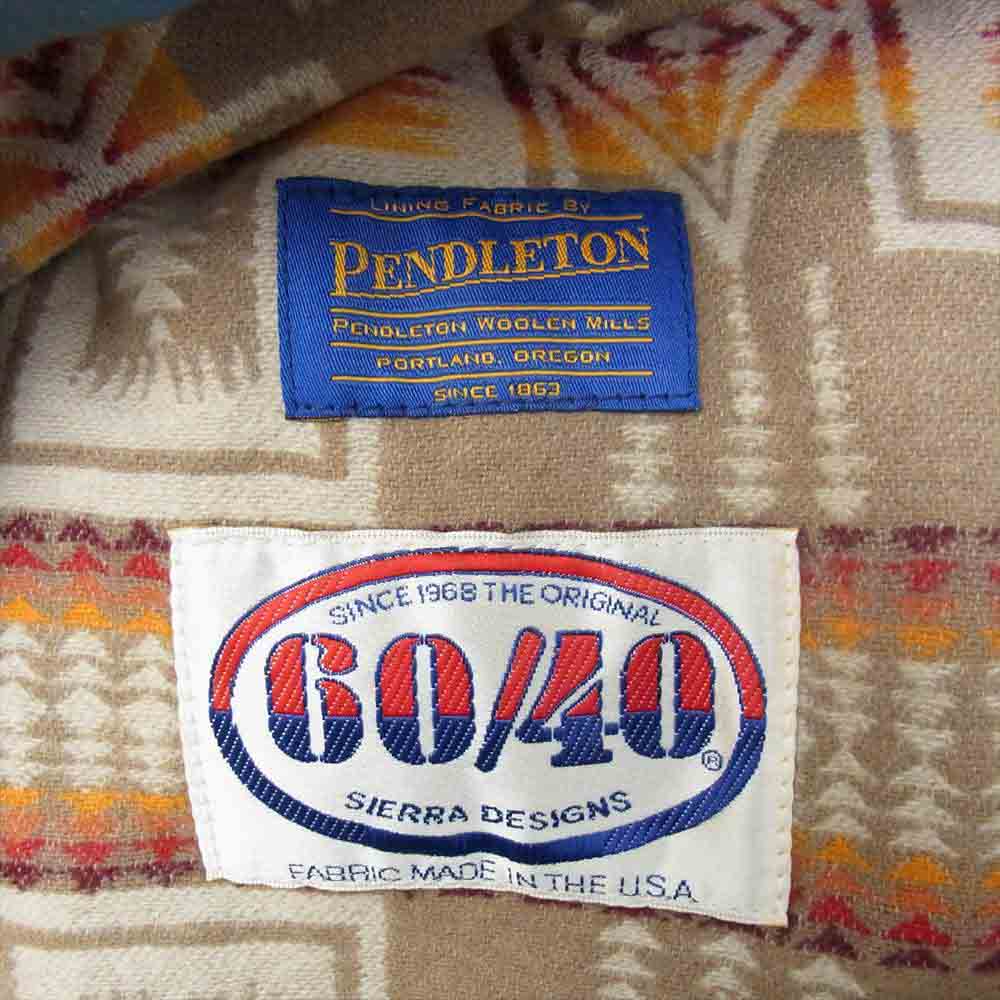SIERRA DESIGNS シエラデザイン × PENDLETON USA製 60/40 7260 ペンドルトン マウンテン ジャケット ライトブルー系 M【中古】