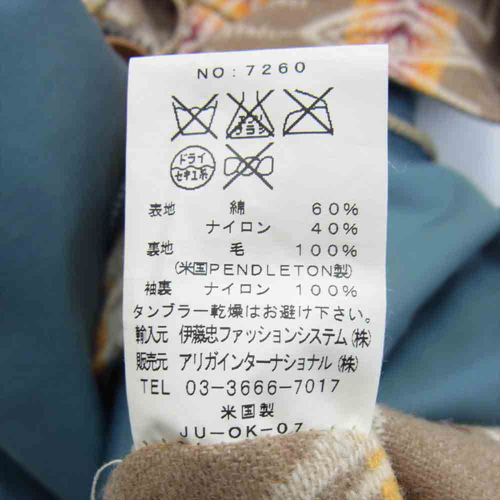 SIERRA DESIGNS シエラデザイン × PENDLETON USA製 60/40 7260 ペンドルトン マウンテン ジャケット ライトブルー系 M【中古】